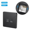 thumbnail image 4 of Unique Bargains Plaque Murale pour Téléphone RJ45 CAT6 Noir pour Maison Bureau, 4 of 6