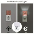 thumbnail image 3 of Pofeuu Hedgehog Mushroom Print Night Lights Plug into Wall with Dusk-to-Dawn Light Sensor, LED Nightlight for Bathroom, Adult, Hallway-US, 3 of 7
