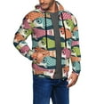 thumbnail image 3 of Zip Up Hoodies for Men - Lantern Koi Fish Long Sleeve Comfrt Men'S Fashion Hoodies & Sweatshirts, Jackets for Men Hoodies Pullover Clothing Clothes with Pouch, 3 of 5