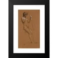 thumbnail image 2 of Auguste-François-Marie Gorguet 12x18 Black Modern Framed Museum Art Print Titled - Study for Eros, 2 of 5