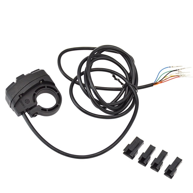Advancent Interruptor de manillar, accesorio de bicicleta eléctrica, controlador de luz sencillo, práctico y fiable, pieza de manillar para Bicicletas eléctricas 36V