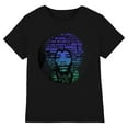 thumbnail image 1 of Jimi Hendrix  Adult Afro Speech Cotton T-Shirt, 1 of 2