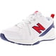 thumbnail image 1 of New Balance Hombre 608 V5 Zapatillas Deportivas Casual Blanco Marino Rojo 11 Ancho, 1 of 6