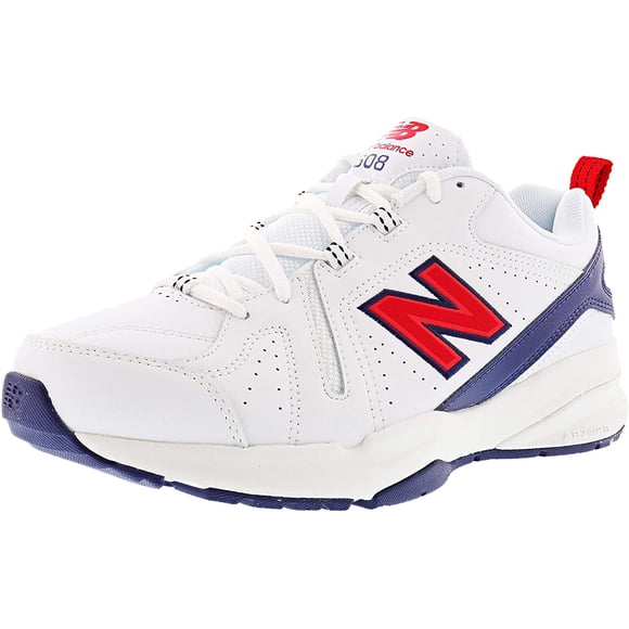 New Balance Hombre 608 V5 Zapatillas Deportivas Casual Blanco Marino Rojo 11 Ancho