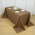 thumbnail image 2 of BalsaCircle 6 Pieces 90" x 132" Taupe Rectangle Polyester Tablecloths Table Cover Linens, 2 of 8