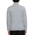 thumbnail image 3 of Unique Bargains Men's Pullover Lightweight Long Sleeve Top Turtleneck T-Shirt 50 Light Grey, 3 of 6