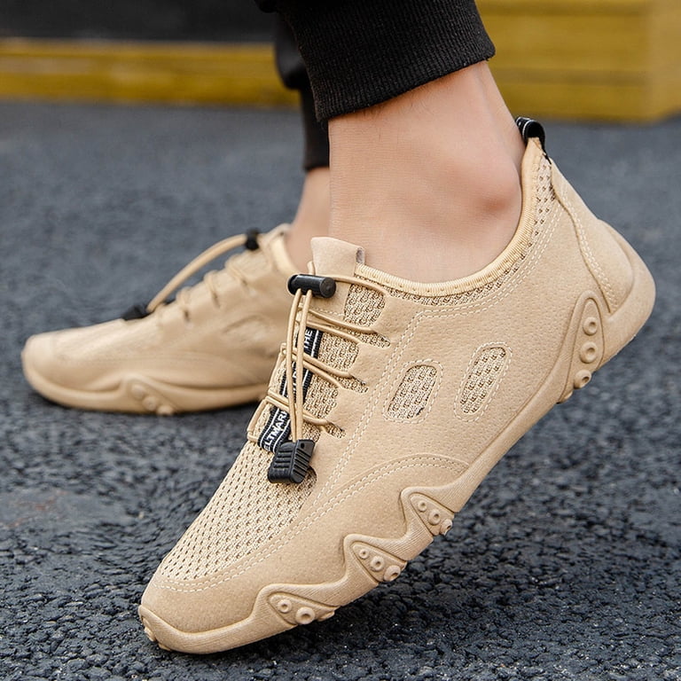 Mens Slip On Running Shoes Breathable Athletic Gym Sports  display picture 1