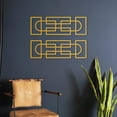 thumbnail image 2 of Echo Geometric Metal Wall Art Set of 2, 2 of 9