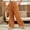 (Fashion 70)Orange, variant on Women's High Waist Pleated Wide Leg Pants Casual Loose Fit Trousers with Side Pockets Daily Wear Full Length Pants