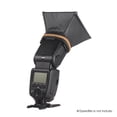 thumbnail image 3 of Camera Flash Diffuser Softbox Light Reflector with Fastener Tape Strap Folds Flat for Universal DSLR  Flash, 3 of 6