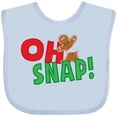 thumbnail image 3 of Inktastic Oh Snap Boys or Girls Baby Bib, 3 of 4