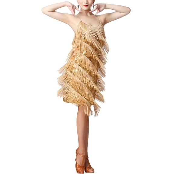 Women'S Glam Straps Gatsby Flapper Fringe Clothing Clothing