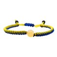 thumbnail image 3 of pulseras de Ucrania con cuentas de cristal natural, ajustables, hechas a mano, trenzadas, azules, amarillas, con bandera de Ucrania, joyería para meditación de yoga, 3 of 8