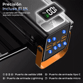 thumbnail image 3 of Power Bank Batería Portátil 60000mah Cargador Ultrarápida Malubero, Negra Naranja, 3 of 5