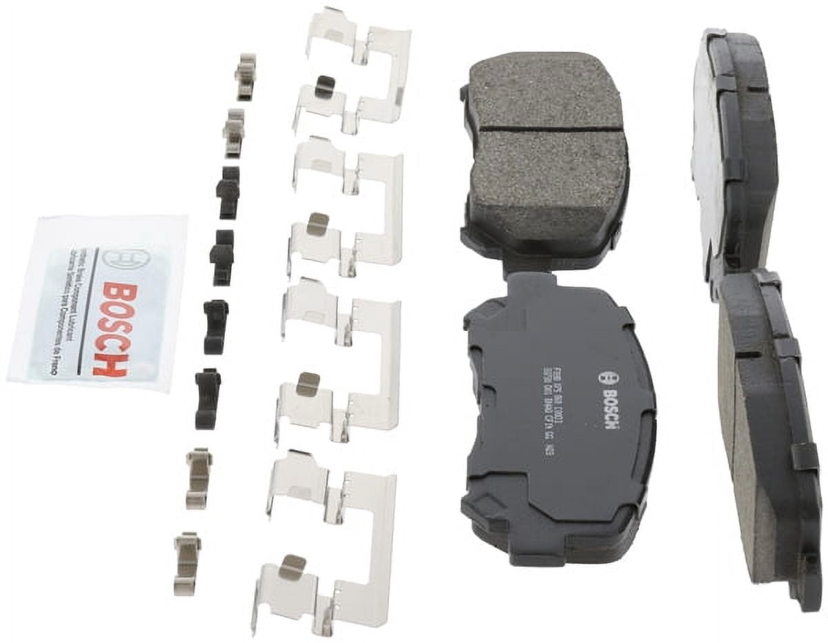 Bosch BC1640 QuietCast Premium Ceramic Disc Brake Pad Set For 2015-2017 Chrysler 200; 2013-2016 Dodge Dart; 2014-2017 Jeep Cherokee; Front