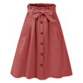 thumbnail image 2 of Vedolay Mini Skirts Women's Plus Size A-Line Kate Skirt Long Length,RD2 One Size, 2 of 3