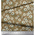 thumbnail image 2 of Soimoi Cotton Duck Fabric Leaves & Aster Floral Print Fabric by Yard 42 Inch Wide, 2 of 3