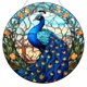thumbnail image 1 of Letrero para Puerta Atrapasoles Acrílico Iris Pavo Real Ventanas, 1 of 9