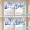 thumbnail image 3 of Tie Up Valance for Windows Blue Sky Cloud Curtains Valances Rod Pocket Valance Window Treatments Gradient Color Balloon Curtains for Kitchen Living Room Bedroom Bathroom Decor 54x18 Inch, 3 of 9