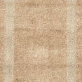 thumbnail image 6 of SAFAVIEH Florida Mason Bordered Shag Area Rug, Beige, 4' x 4' Round, 6 of 10