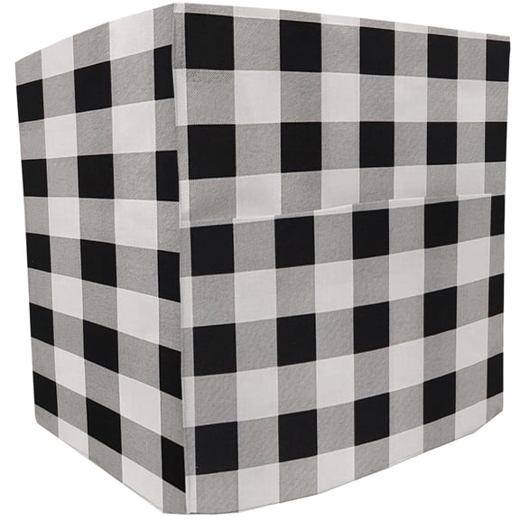 Buffalo Check Plaid Bread Machine Cover by Penny's Needful Things (White)