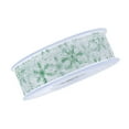 thumbnail image 2 of 2 Pcs Snowflake Ribbon DIY Gift Wrap for Wreath Valentine', 2 of 9