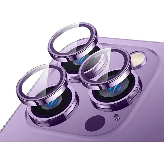 for iPhone 14 Pro Camera Lens Protector, iPhone 14 Pro Max Camera Protector Anti-Scratch 9H Tempered Glass Camera Lens Screen Protector for iPhone 14 Pro iPhone 14 Pro Max, Purple