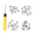 thumbnail image 1 of Kit de 40 clavos de vacío para reparación de neumáticos, tornillos de goma para coches, motocicletas, camiones, autobuses y vehículos agrícolas., 1 of 14