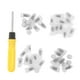 thumbnail image 1 of Kit de 40 clavos de vacío para reparación de neumáticos, tornillos de goma para coches, motocicletas, camiones, autobuses y vehículos agrícolas., 1 of 14