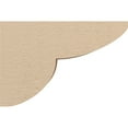 thumbnail image 3 of 4"W x 12"D x 8"H Classic Crestline Rough Cedar Woodgrain TimberThane Corbel, Primed Tan, 3 of 6
