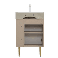 thumbnail image 4 of 21.6" Vanity Base Only, Open Shelf on the Right, Green 24V06-21LVR, 4 of 5