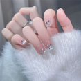 thumbnail image 1 of Petit Livre Rouge Vernis à Ongles Porté à la Main. long Autocollant Papillon pour Ongles patch Fini Colle Gelée, 1 of 6