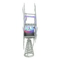 thumbnail image 3 of Northlight 12" Lighted White Snowflake Christmas Tree Topper - Multicolor Lights, 3 of 6