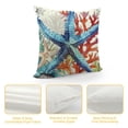 thumbnail image 4 of Chilfamy  Blue Starfish Pillow Cover , Under Sea Coral Seaweed Throw Pillow Cover for Ocean Theme Bedroom,Vintage Nautical Marine Life Cushion Case,Retro Victorian Decorative Pillow Cover, 4 of 5