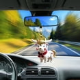 thumbnail image 4 of Christmas Bull Acrylic Ornament Hanging Pendant Christmas Tree Decoration White Bull Ornament Backpack Pendant Charm Wall Decor, 4 of 5