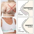 thumbnail image 5 of Sports Bra for Women Workout Fashionable Sport Breathable Underwear Plus Size No Rims Seamless Hollow Mesh Thin Bra Push Up Yoga Bra Saving on Clearance, 5 of 8