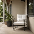 thumbnail image 6 of Creative Products This Is Our Happy Place White and Black 14x20 Indoor / Outdoor Pillow, 6 of 8