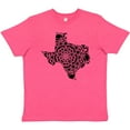 thumbnail image 3 of Inktastic Texas Silhouette Mandala Youth T-Shirt, 3 of 5