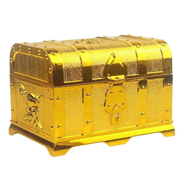 Pirate Hunt Pirate Hidden Box Plastic Decorative House Game for Kids Retro Party Decoration Gifts