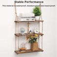 thumbnail image 2 of ruzhgo Storage Shelf Ins Simple Rack Ornaments Wall-mounted Organizer Hanging Cabinet Organization Durable Racks Home 40*15*1.0, 2 of 6
