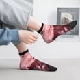 thumbnail image 2 of Pofeuu Delicate Pink Carnations Print 30cm Socks, Adult Running Hiking Socks for Youth and Adult, 2 of 7