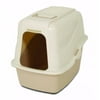 Cat Litter box hooded Pan Set W/Microban wide entrance Petmate Large 22027