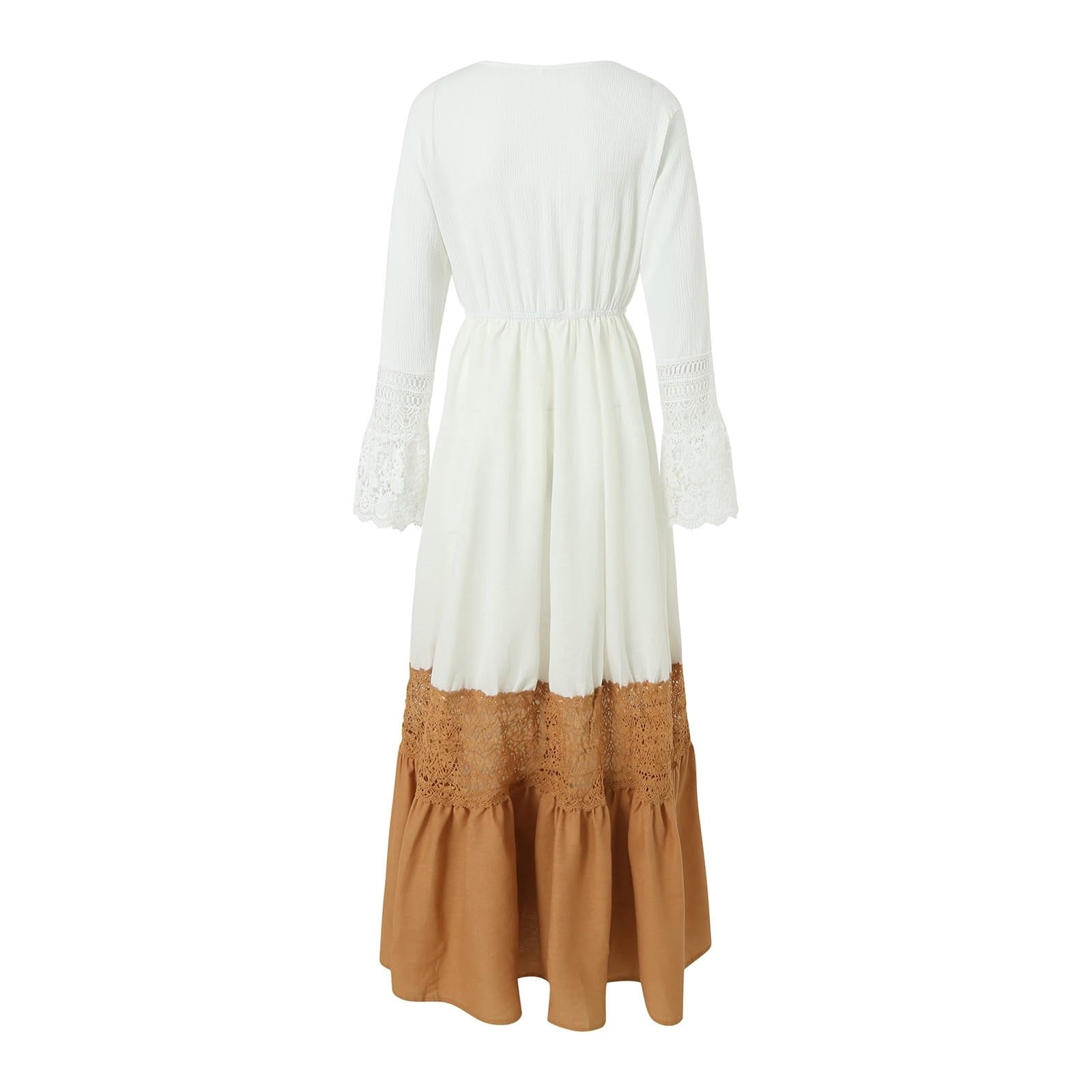 Oplxuo Women's Vintage Short Dress Sexy Strapless Long Sleeve Western Dresses with Adjustable Straps