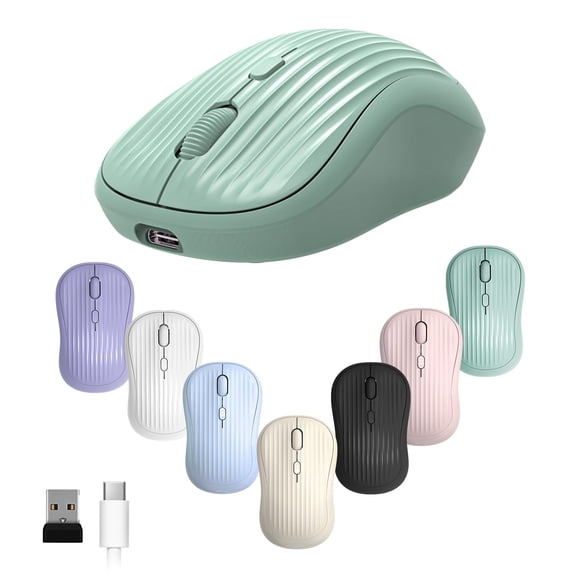 Mouse Inalambrico ONE-UP MOUSE257 Bluetooth 2.4G Recargable 1600 DPI Silencioso