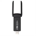 thumbnail image 5 of Adaptador WiFi USB de 1300Mbps Dongle Inalámbrico USB 3.0 Tarjeta de Red Inalámbrica 2 en 1 de Banda Dual 2.4G y 5G para Computadora de Escritorio, 5 of 5