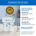 thumbnail image 3 of Aquasana Under Sink Water Filter | 2-Stage Filtration | Reduces up to 99.99% of PFAS, Lead, Chlorine, Cysts, & More | Oil-Rubbed Bronze Faucet | AQ-6200-ORB, 3 of 7