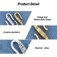 thumbnail image 5 of 100pcs S-Hook Clasps Tibetan Alloy Toggle Clasps S-Shaped Wire Hook Clasps Jewelry Connectors, 5 of 6