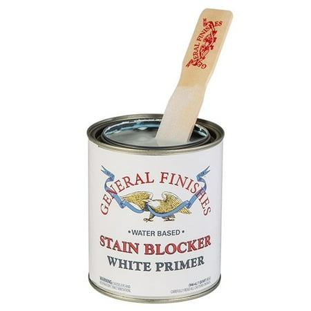 Based White Kit - General Finishes, Stain Blocker, White Primer, Water Based, Quart