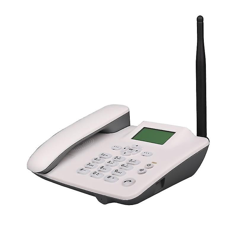 High Quality Fixed Wireless Phone 4g Desk Phone Support Gsm 850/900/1800/1900mhz Sim Card Cordless Telephone With Antenna Radio Clock
