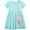 Green Ice Cream, variant on WIBACKER 2-7T Little Girl Short Sleeve Dress Dot Giraffe Cotton Casual Applique Tunic Shirt Dresses